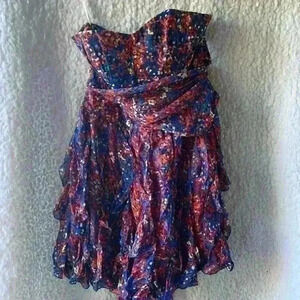 French Connection | Sweetheart strapless OR  one shoulder dress with size 6
